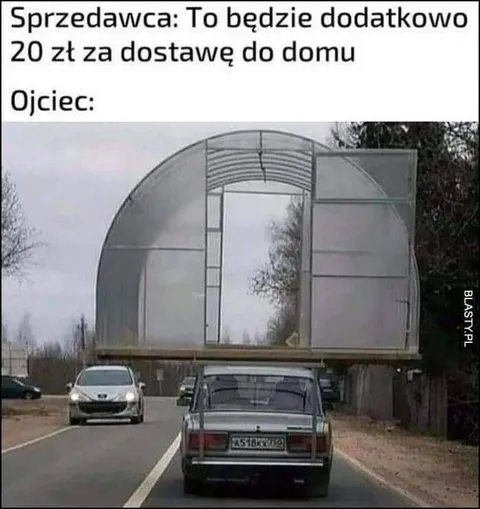Dostawa do domu za 20 zł