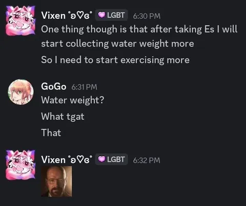 Water Weight Misunderstanding