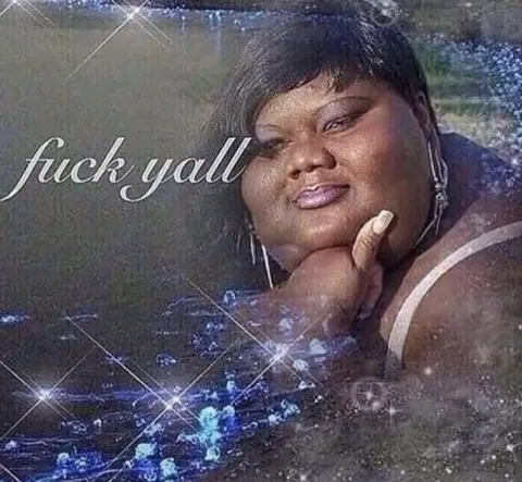 Sparkly Fuck Y’all Reaction