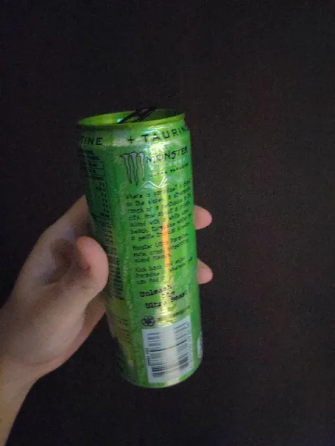 Green Monster Energy Can