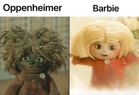 Oppenheimer and Barbie Dolls