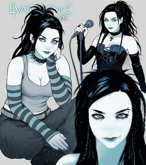 Evanescence Amy Lee Collage