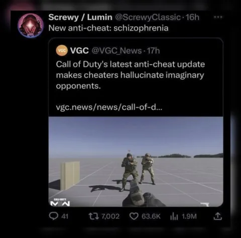 Anti-Cheat Makes Cheaters Hallucinate