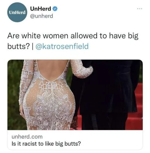 Are White Women Allowed Big Butts
