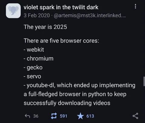 The Five Browser Cores