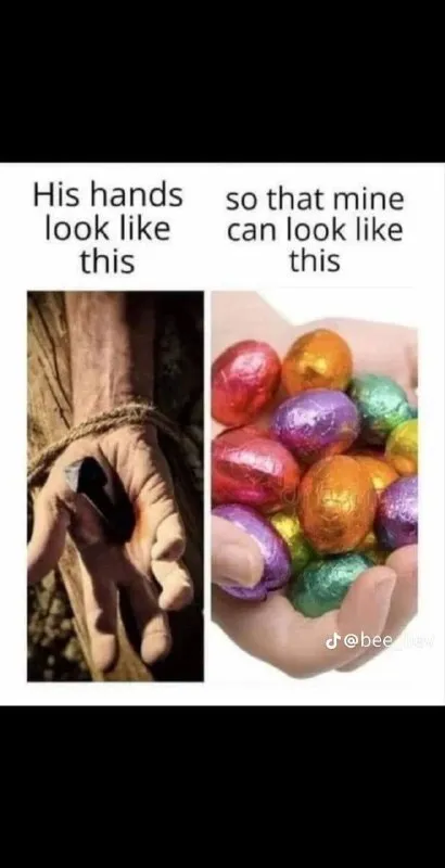 His Hands Look Like This