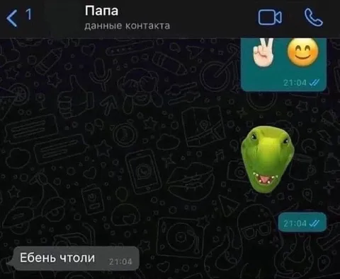 Папа не понял сообщение