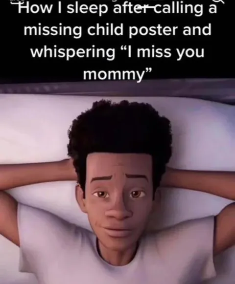Missing Child Poster Sleep