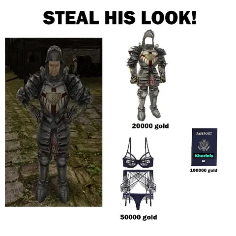 Steal His Look Dark Souls Armor