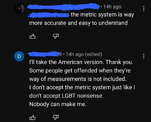 Metric System LGBT Nonsense