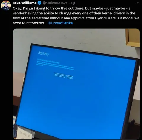 CrowdStrike Kernel Driver Recovery