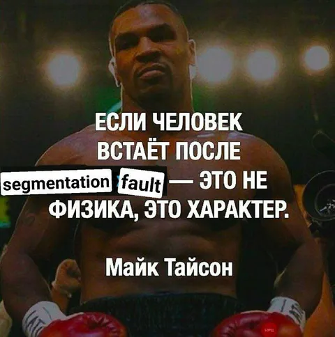 Встаёт после segmentation fault