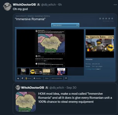 Immersive Romania Mod Idea