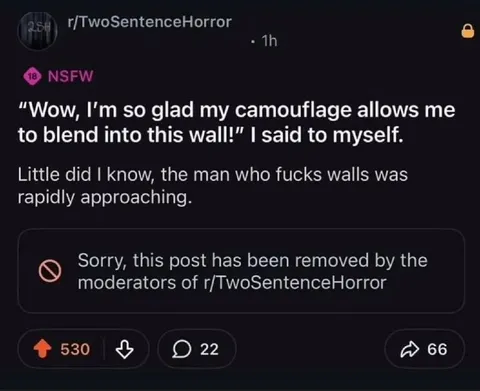 Camouflage Wall Horror