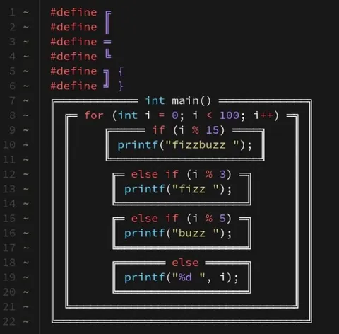 FizzBuzz With Box-Drawing Macros