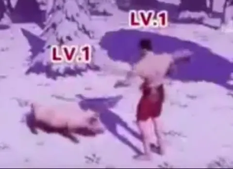 Level One Pig Never Gives Up