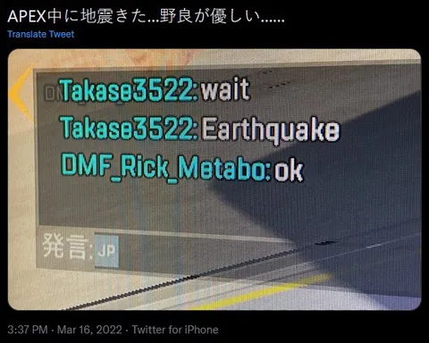 地震で待ってくれる野良