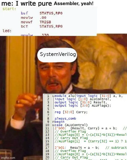 Pure Assembler vs SystemVerilog