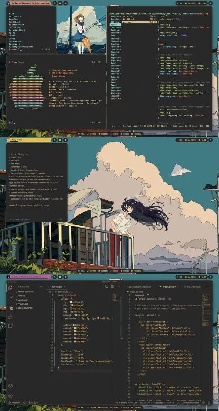 Arch Linux Desktop Aesthetic