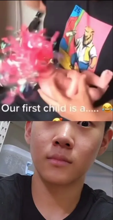 Our First Child Is a Bouquet