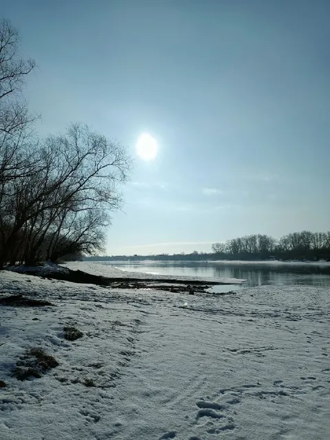 Зимний берег реки