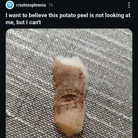 Potato Peel Is Watching Me