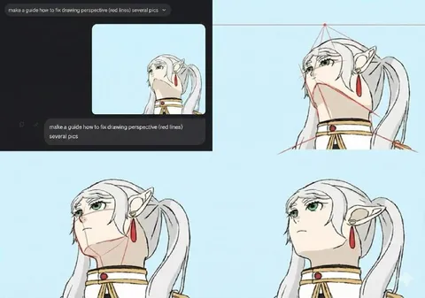 AI Fixes Drawing Perspective