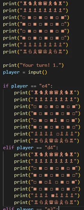 Your Turn Chess Code
