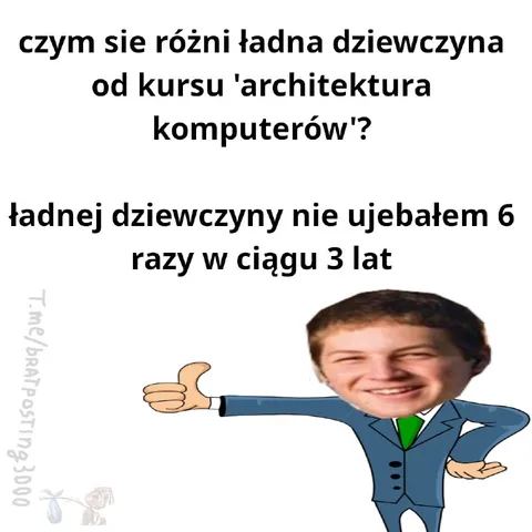 Dziewczyna z architektury komputerów