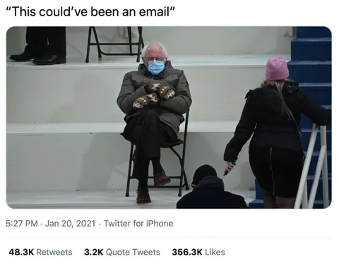 Bernie Could’ve Emailed