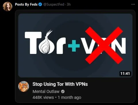 Stop Using Tor With VPNs