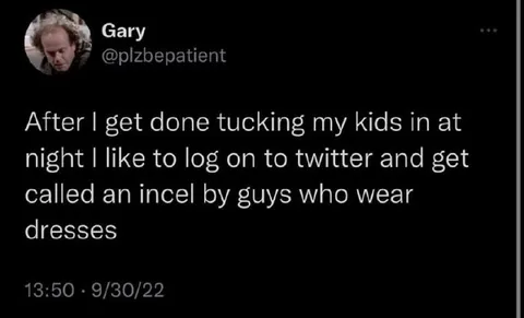 Twitter Incels and Dress Wearers