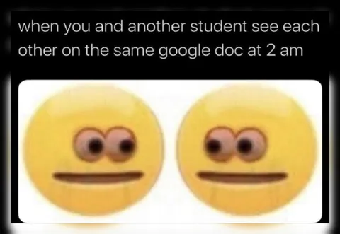 Students See Each Other at 2 AM