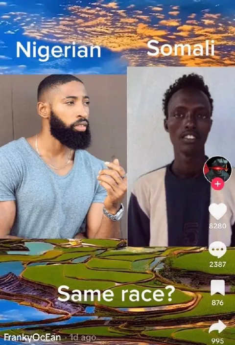 Nigerian Somali Same Race