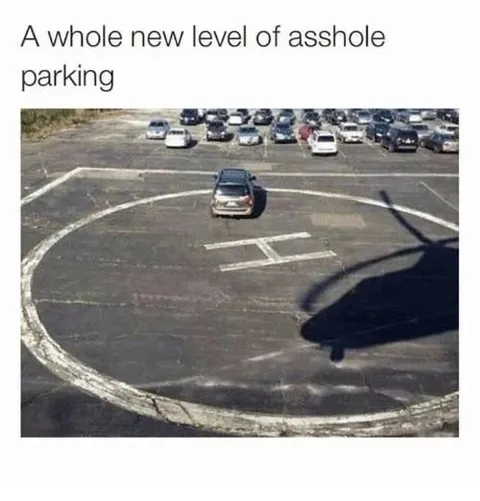 A Whole New Level of Asshole Parking