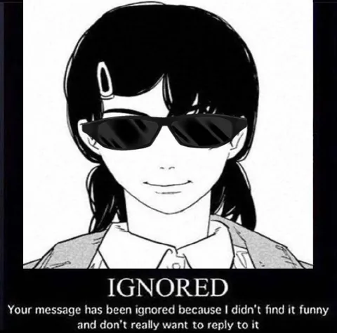 Ignored Message Reaction