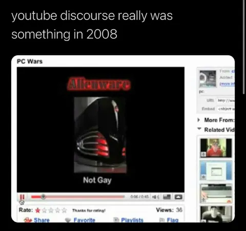 YouTube Discourse in 2008