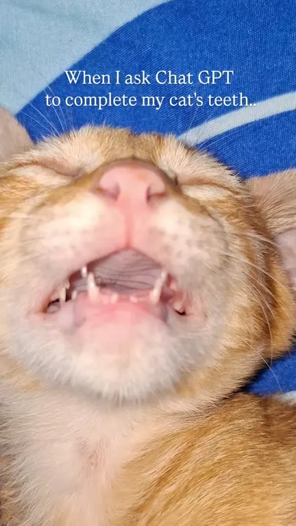 ChatGPT Fixes the Cat's Teeth