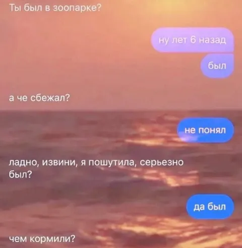 Ты был в зоопарке?