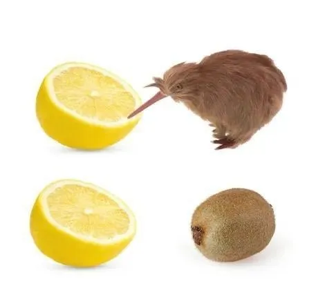 Киви к лимону