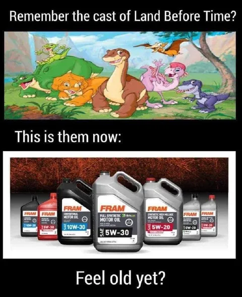Land Before Time Cast Is Motor Oil