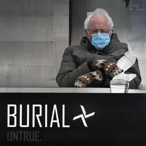 Bernie Sanders Burial Album Cover