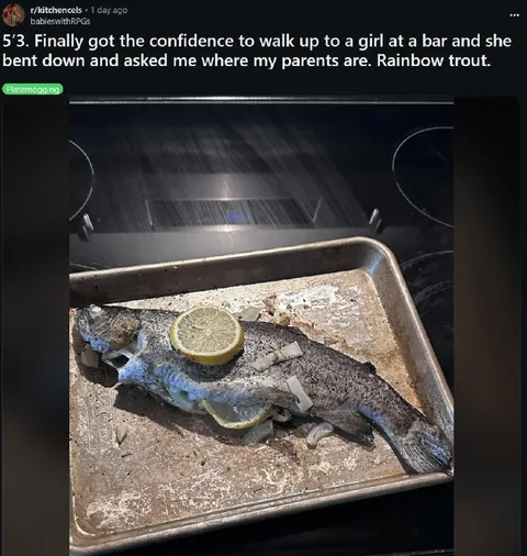 Rainbow Trout Pickup Line