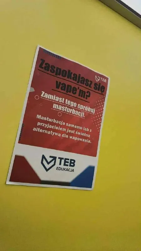 Zamiast wapowania masturbacja