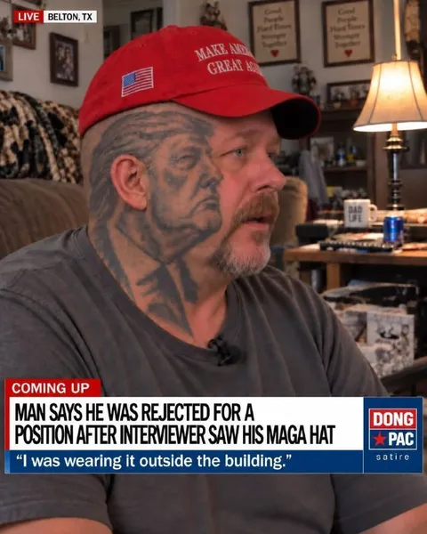 Rejected for Wearing MAGA Hat