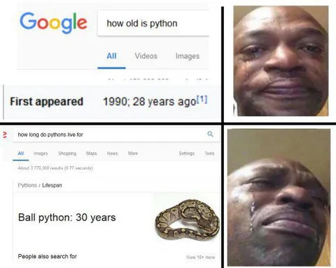 Python Age Search Gone Wrong