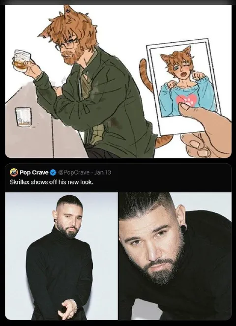 Skrillex Shows Off His New Look