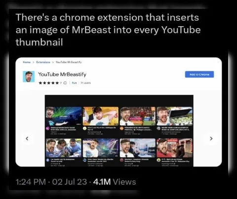 MrBeastify Every YouTube Thumbnail