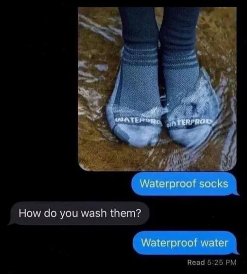 Waterproof Socks Logic
