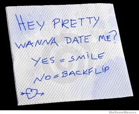 Yes Smile No Backflip